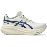 Asics Gel Nimbus 27 "Birch /Indigo Blue" - Cloud Treadasics gel nimbus uaeasics lifestyle shoes dubai